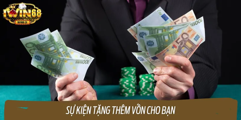 Tặng vốn cho hội viên trải nghiệm sản phẩm