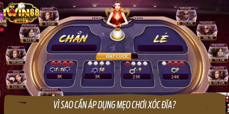 Mẹo chơi xóc đĩa quyết định có đến tỷ lệ giành chiến thắng